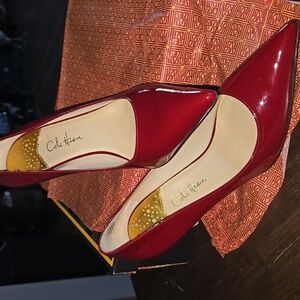 Cole Haan Nike Air  Patent Leather Heels Womens Size 7.5 Office Heels Comfort